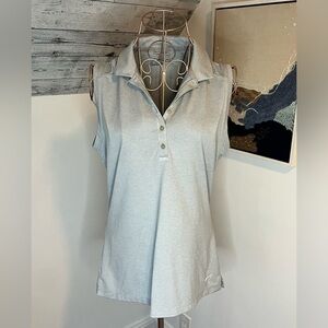 Nike Golf sleeveless top dri-fit athletic grey women’s size large